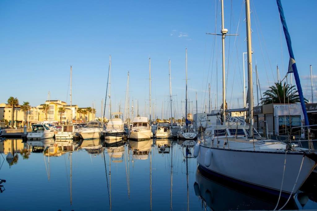 Mer Veilleuse Gruissan - Clim - Piscine Exterior foto
